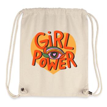 Girl Power Retro Evil Eye - Stanley/Stella Recycled Gym Bag - natural - Front