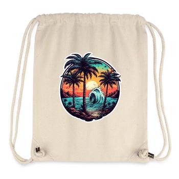 Beach / Island / Vacation / Summer / Sun / Sea - Stanley/Stella Recycled Gym Bag - natural - Front