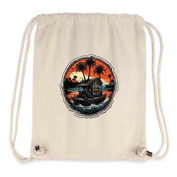 Beach / Island / Vacation / Summer / Sun / Sea - Stanley/Stella Recycled Gym Bag - natural - Front