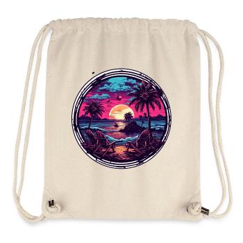 Beach / Island / Vacation / Summer / Sun / Sea - Stanley/Stella Recycled Gym Bag - natural - Front