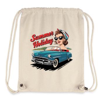 Cabrio Ride Lifestyle 1950s 1960s - Stanley/Stella Recycled Gym Bag - natural - Front