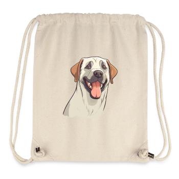 Anatolische Schäferhundsrasse Aquarell-Karikatur Ka - Stanley/Stella recycelter Gym Bag - Naturweiß - Vorne