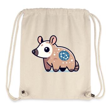 Sternflecken-Opossum: Kosmischer Sammler - Stanley/Stella recycelter Gym Bag - Naturweiß - Vorne