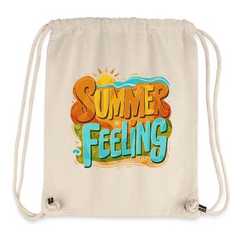 Summer Feeling - Stanley/Stella Recycled Gym Bag - natural - Front