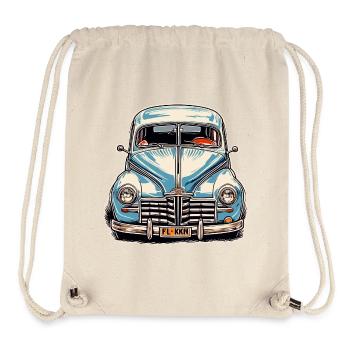 Auto / Fahrzeug / PKW / Mobil / Old Timer / fahren - Stanley/Stella recycelter Gym Bag - Naturweiß - Vorne