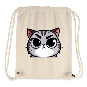 Tabby Traits: The Expressive Cat - Stanley/Stella Recycled Gym Bag - natural - Front