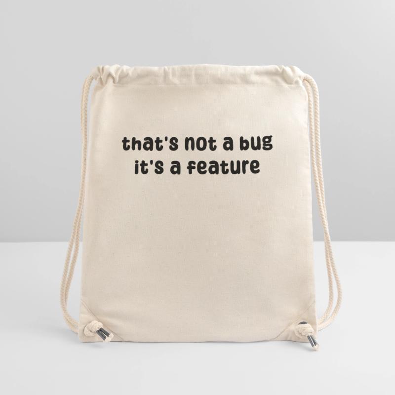 Développeur : Geek Bugs Code Computer Science Statement Sac à cordon recyclé Stanley/Stella