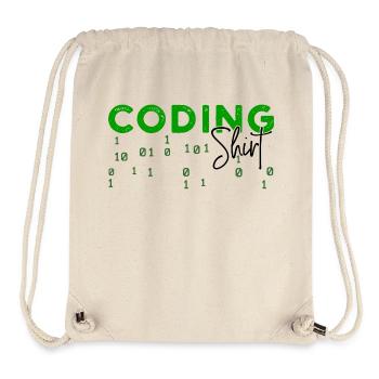 Coden Developer Programmer Web Developer Saying - Stanley/Stella Recycled Gym Bag - natural - Front