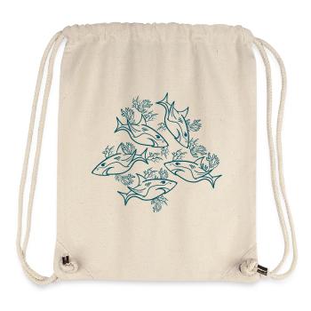 Ocean Animals Lover Sharks - Stanley/Stella Recycled Gym Bag - natural - Front