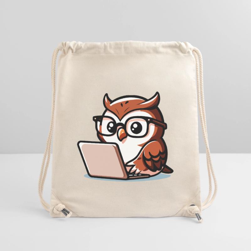 Wise Web Owl: The Knowledge Navigator Stanley/Stella Recycled Gym Bag