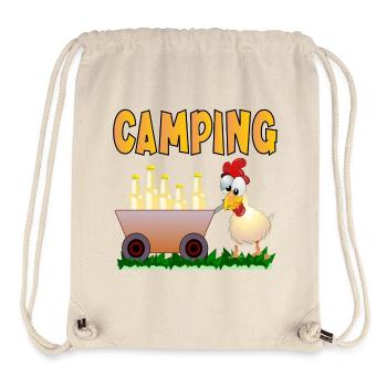 CAMPING GETRÄNKE - Stanley/Stella recycelter Gym Bag - Naturweiß - Vorne