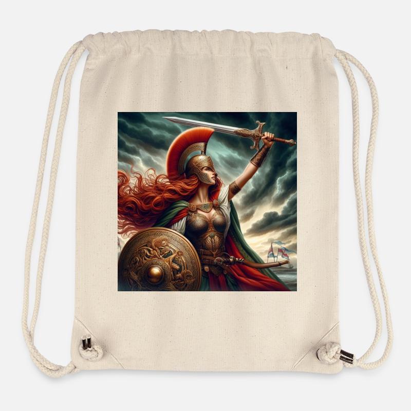 Die Macht eines keltischen Kriegers - Stanley/Stella recycelter Gym Bag - Naturweiß