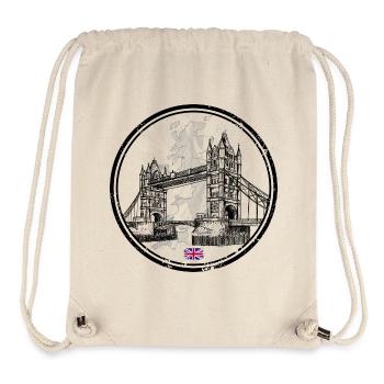 Londoner Brücke - Stanley/Stella recycelter Gym Bag - Naturweiß - Vorne