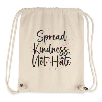 LGBT Pride Month - Spread Kindness Not Hate - Stanley/Stella Recycled Gym Bag - natural - Front