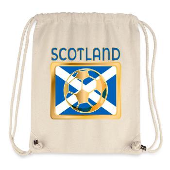 FUSSBALL FUSSBALL SCHOTTLAND - Stanley/Stella recycelter Gym Bag - Naturweiß - Vorne