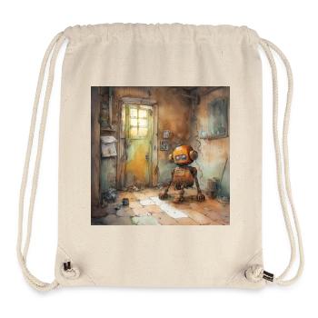 Old Rusty Abandoned Robot 2 - Stanley/Stella Recycled Gym Bag - natural - Front