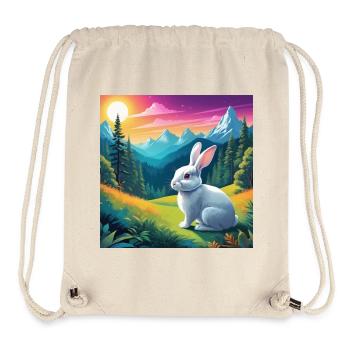 Häschen - Stanley/Stella recycelter Gym Bag - Naturweiß - Vorne