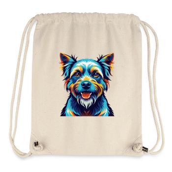 Berger De Beauce Dog Breed Colorful Cartoon Kawaii - Stanley/Stella Recycled Gym Bag - natural - Front