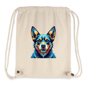 Lancashire Heeler Dog Breed Cartoon Kawaii - Stanley/Stella Recycled Gym Bag - natural - Front