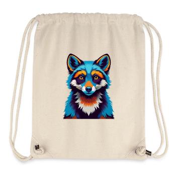 Polarfuchs Bunte Kawaii Cartoon Figur Haustier - Stanley/Stella recycelter Gym Bag - Naturweiß - Vorne