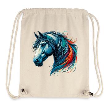 Cheval - Sac à cordon recyclé Stanley/Stella - blanc naturel - Devant