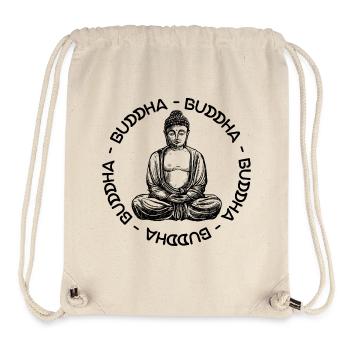 Buddha - Bouddha - Buddha love - Sac à cordon recyclé Stanley/Stella - blanc naturel - Devant