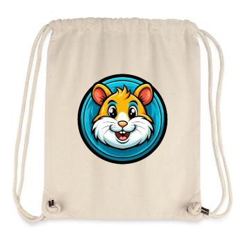 Hamster Bunte Kawaii Cartoon Figur Clipart - Stanley/Stella recycelter Gym Bag - Naturweiß - Vorne