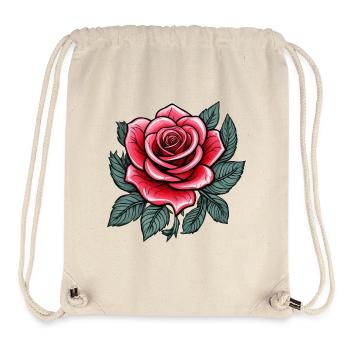 Rose Tattoo Rosenblüte - Stanley/Stella recycelter Gym Bag - Naturweiß - Vorne