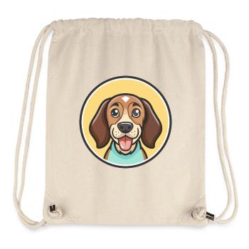 Montenegrinischer Berghund Hunderasse Lustige Karikatur - Stanley/Stella recycelter Gym Bag - Naturweiß - Vorne