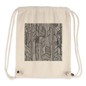 Motifs de rêve 3 - Sac à cordon recyclé Stanley/Stella - blanc naturel - Devant