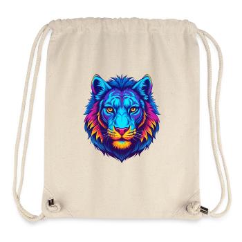 Liger Hybrid Löwe Tiger Katzenrasse Cartoon Kawaii A - Stanley/Stella recycelter Gym Bag - Naturweiß - Vorne