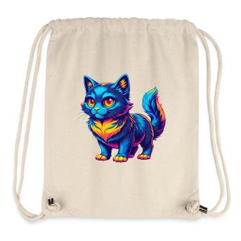 Javanische Katzenrasse Cartoon Kawaii Tier Haustier - Stanley/Stella recycelter Gym Bag - Naturweiß - Vorne