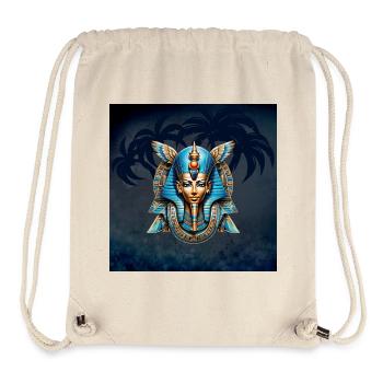Die Essenz Ägyptens. Ägypterin - Stanley/Stella recycelter Gym Bag - Naturweiß - Vorne