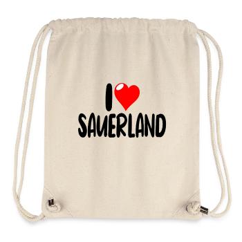 Sauerland - Stanley/Stella recycelter Gym Bag - Naturweiß - Vorne