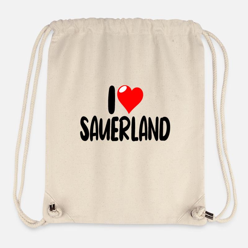 Sauerland - Stanley/Stella recycelter Gym Bag - Naturweiß