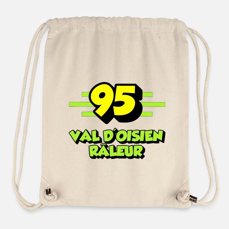 Val d'oisien râleur - Sac à cordon recyclé Stanley/Stella - blanc naturel