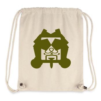 Herr Punkt - Stanley/Stella recycelter Gym Bag - Naturweiß - Vorne
