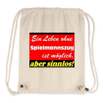 Fanfahrenzug, Spielmannszug,Leben sinnlos (25) - Stanley/Stella recycelter Gym Bag - Naturweiß - Vorne
