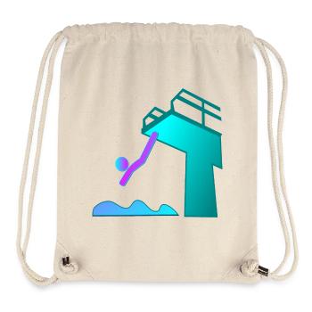 SPORT DE PLONGÉE - Sac à cordon recyclé Stanley/Stella - blanc naturel - Devant