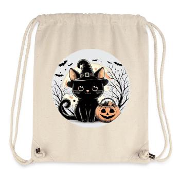 Witch Kitty halloween - Stanley/Stella Recycled Gym Bag - natural - Front