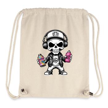 Graffiti Sprayer - Stanley/Stella recycelter Gym Bag - Naturweiß - Vorne