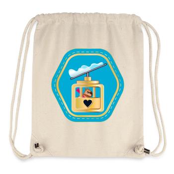 CAPYBARAS SKIING GONDOLA CABIN - Stanley/Stella Recycled Gym Bag - natural - Front