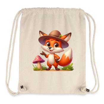 Fuchs Herbst 9 - Stanley/Stella recycelter Gym Bag - Naturweiß - Vorne