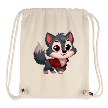 Wolf 4 - Stanley/Stella Recycled Gym Bag - natural - Front