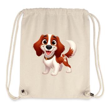 Brittany Spaniel 11 - Stanley/Stella Recycled Gym Bag - natural - Front