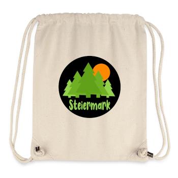 Steiermark - Stanley/Stella recycelter Gym Bag - Naturweiß - Vorne