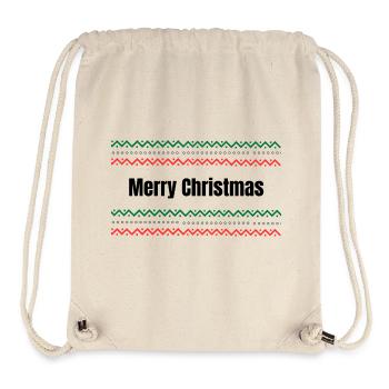 Merry Christmas - Stanley/Stella Recycled Gym Bag - natural - Front
