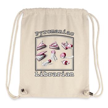 Pyromaniac Librarian Igniting Book Ideas - Stanley/Stella Recycled Gym Bag - natural - Front