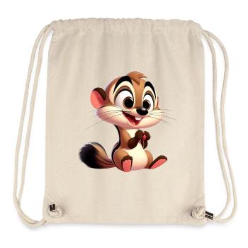 belette - Sac à cordon recyclé Stanley/Stella - blanc naturel - Devant