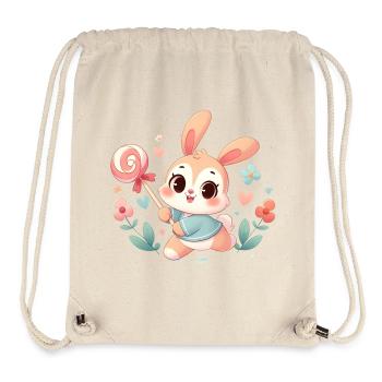 lapin 4 - Sac à cordon recyclé Stanley/Stella - blanc naturel - Devant